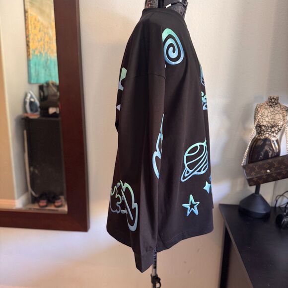 Disney Stitch 626 Celebration Crew Black Long Sleeve Spirit Jersey Size XXXL - Picture 9 of 14